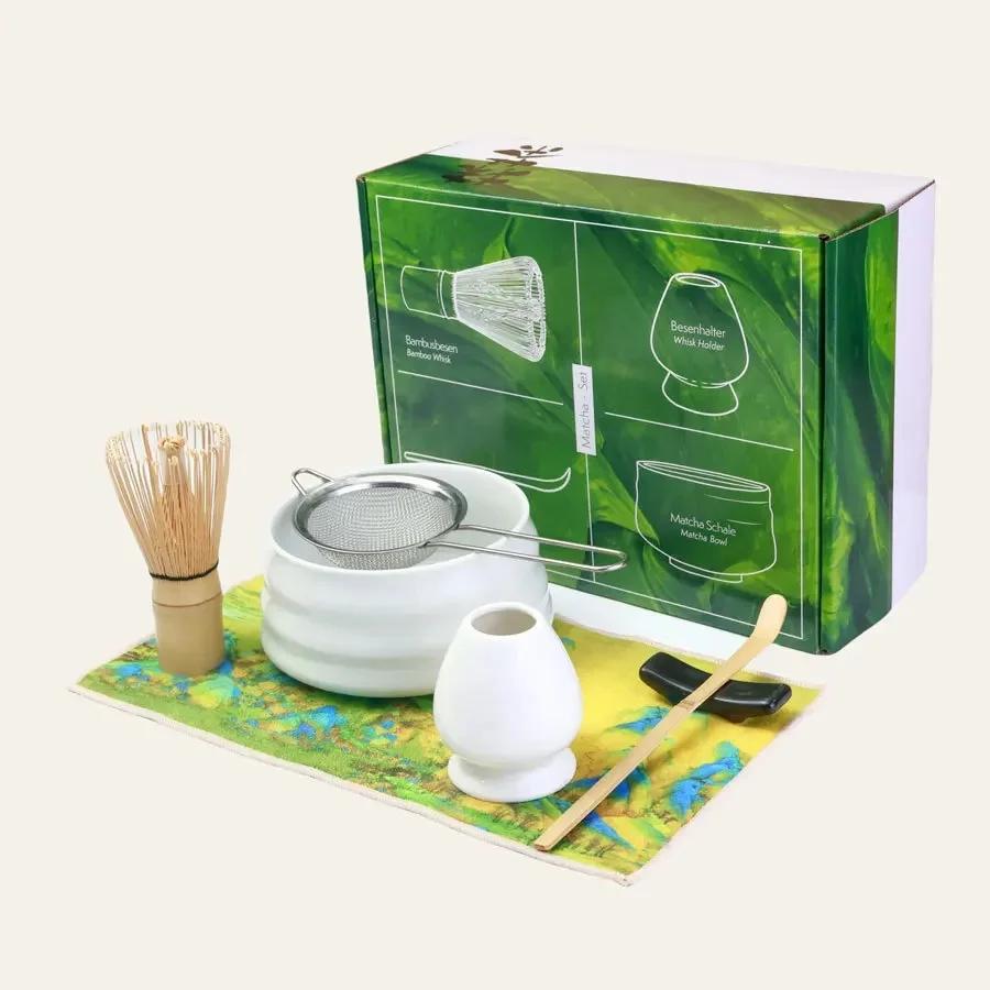 4/7pcs Japanese Style Tea Ceremony Tool Set Matcha Whisk Training Utensils Tea Brewing Kit Complete With Cleaning Grooming Tools