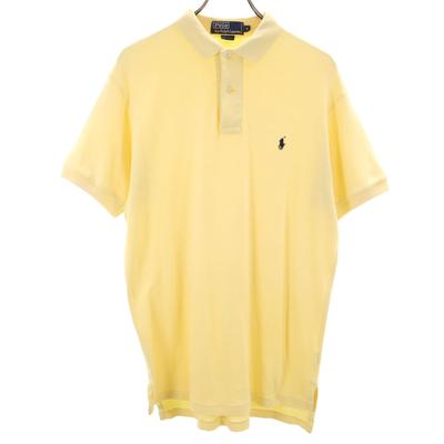 Polo von Ralph Lauren Kurzarm Polohemd M gelb Herren Gebraucht