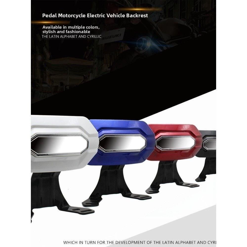 Durable Motorbike Backrest Stainless Steel Back Rest Pad Modified Cushion Chair Accessories