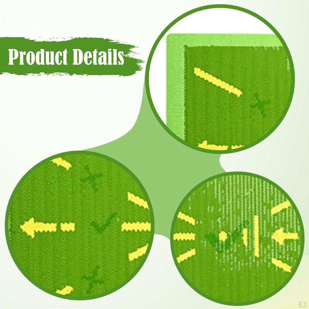 Golf Hitting Mat Practice Batting Analysis Present Portable with Swing Path Feedbacks