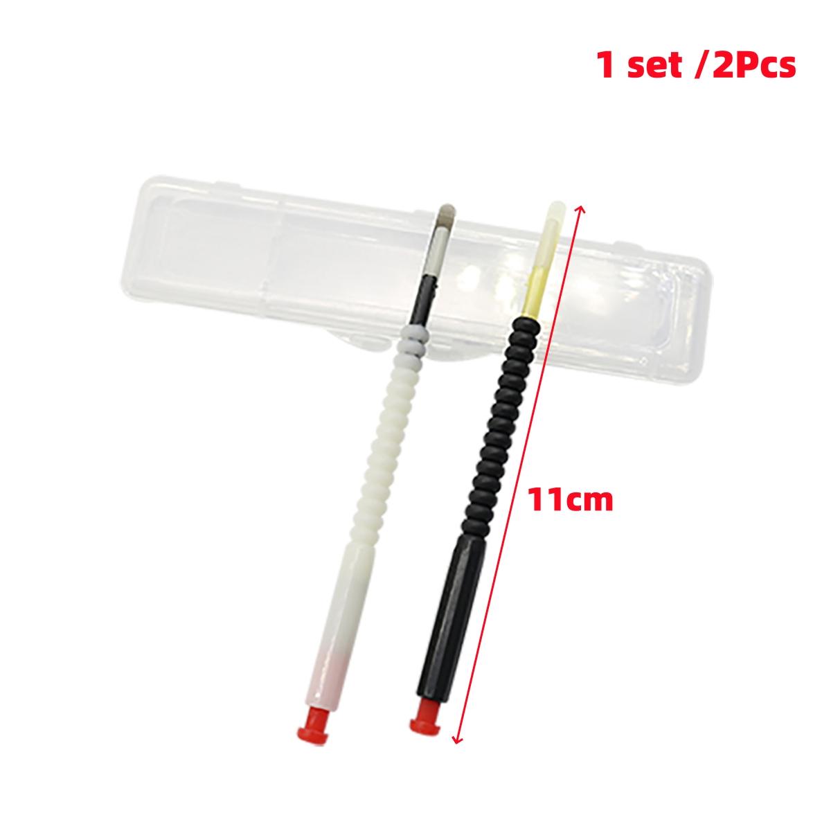 1 Set/2Pcs Beekeeping Insect Transfer Needles 11cm Anti-Bite Bee Larvae Pen Queen Bee Larvae Transfer Needles with Storage Box