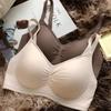 Traceless Nude Underwear, Women's Soft Support, Big Breasts, Small Thin Styles, No Steel Rings, Sub-breasts, Sports Bra Cover.