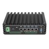 Industrial Computer 4 Way POE Port Mini Computer Good Heat Dissipation Fanless Industrial PC 100‑240V EU Plug