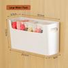 Wall-Mounted Underwear & Lingerie Organizer, Punch-Free Plastic Box for Socks Storage