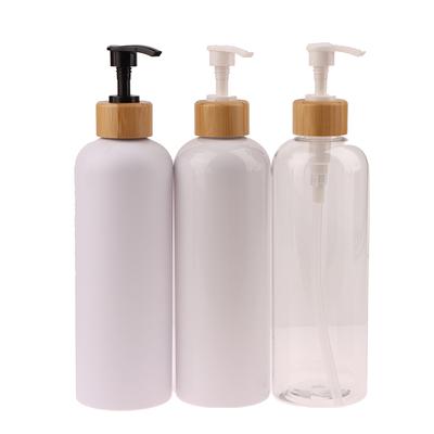 300/500ml Διανομέας με Αντλία Μπαμπού Μπάνιο Σαπούνι Πιάτων για Κατοικίδια Άδειο Μπουκάλι Λοσιόν Επαναγεμιζόμενο Αφρόλουτρο Υγρό Παγωμένο Δοχείο