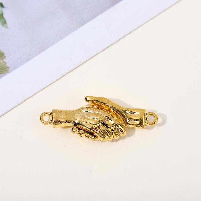 

2 шт./компл., ручная застежка на ладонь, магнитная застежка, браслет, застежка-крючок, разъем для DIY, аксессуары для изготовления ювелирных изделий 1 pair золотой