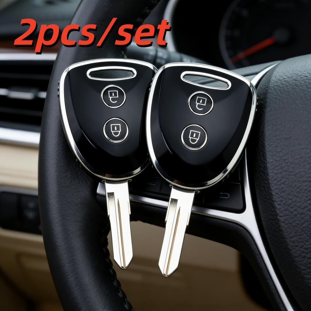 

2pcs/lot Car Key Case Covers For TOYOTA Grand New Avanza Daihatsu Xenia PERODUA Alza Myvi Axia Perodua 2 Buttons