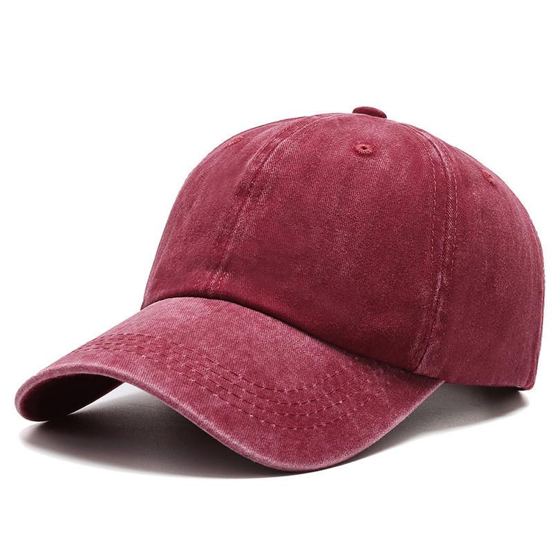 Outdoor Fashion Cotton Leisure Baseball Hat With Curved Brim Adjustable Strap