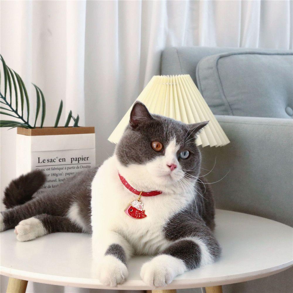 Adjustable Cat Accessories Pet Supplies Bear Fish Cat Collars Lucky bag Kitten Necklace Dog Collar