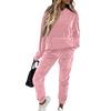 Women  Velvet Tracksuits Jogging Hoodie Sweatsuits