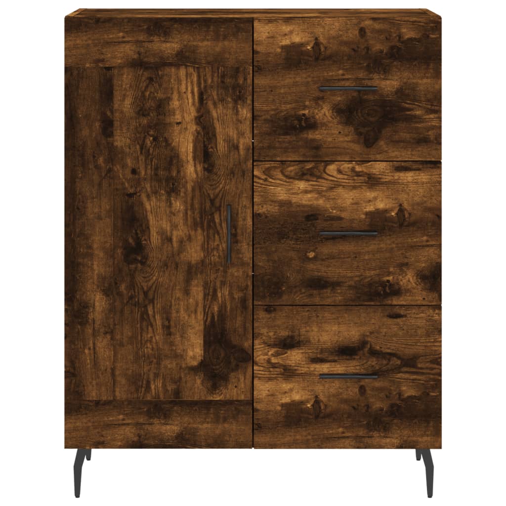 Highboard Smoked Oak 69.5 x 34 x 180 cm Wood Based Panel