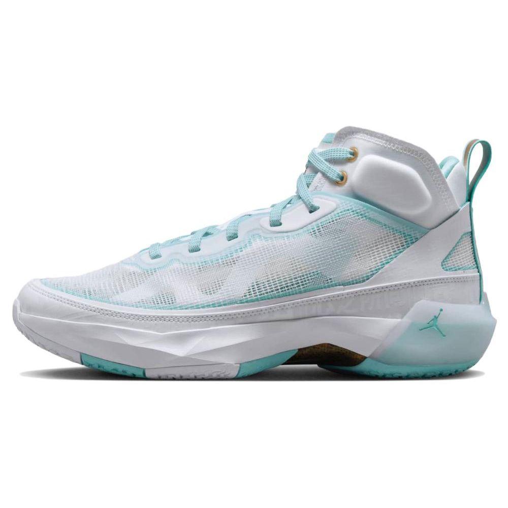 

Guo Ailun x Air Jordan 37 PF White Island Green Мужские кроссовки металлик-золотой черный DV0921-173 41