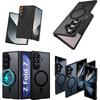 Factory Price Frosted Clear Magnetic Strong Magnet Attachment Protective Phone Case for Samsung Z Fold 7 6 8 Wide Heavy Duty