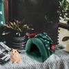 Pet Warm House Hamster Bed Cotton Nest Winter Rest Shelter Easy Cleaning Home Decoration Gift for Small Pets