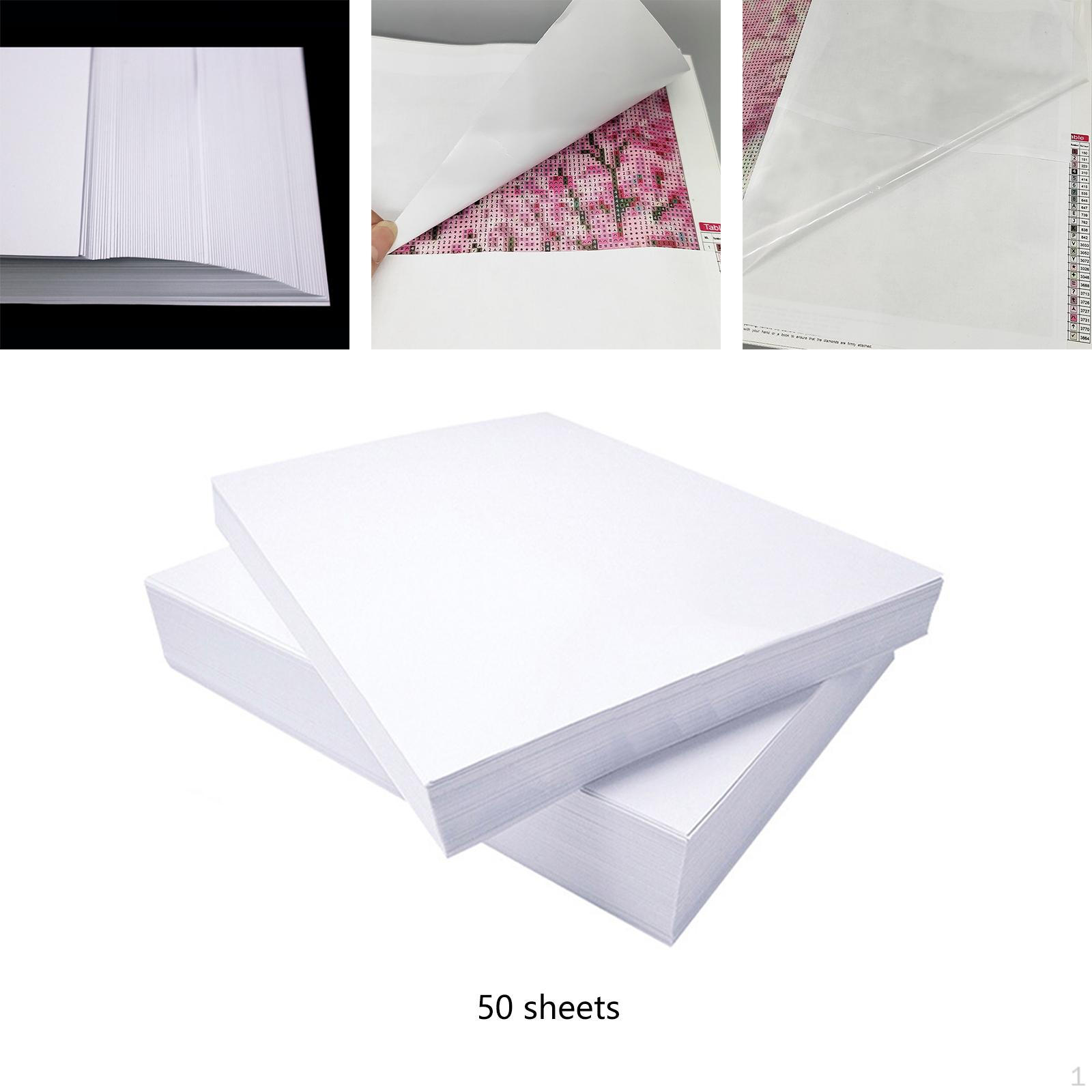 

50 шт., 5D алмазная живопись, бумага для снятия антипригарной крышки, замена крышки для полной и 148x210MM