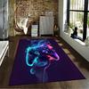 "Colorful Gaming Controller Print Carpet for Bedroom Decoration" Suitable for Use As an Anti-slip for Living Room Bedroom Sofas
