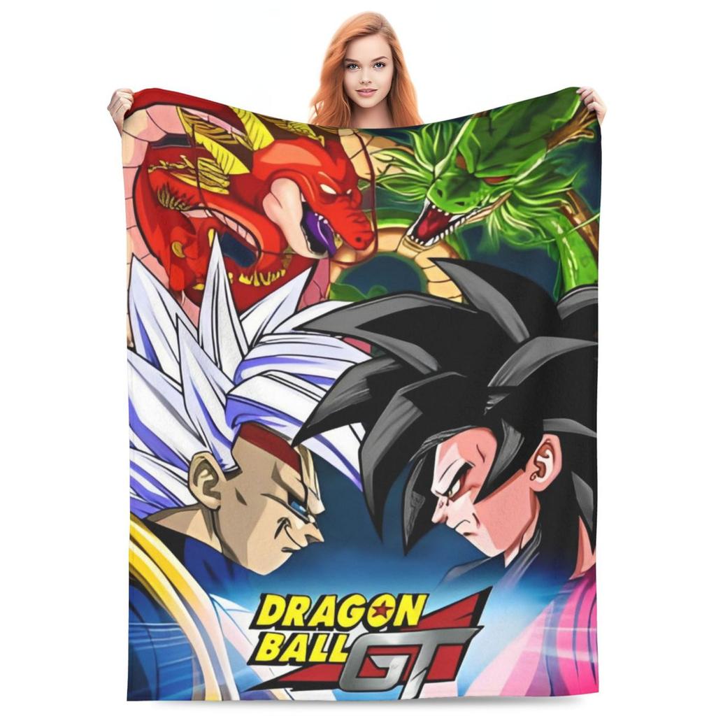 Anime D-Dragons B-Balls Soft Blankets Travel Plush Throw Blanket Funny Bedroom Flannel Bedspread Sofa Bed Cover