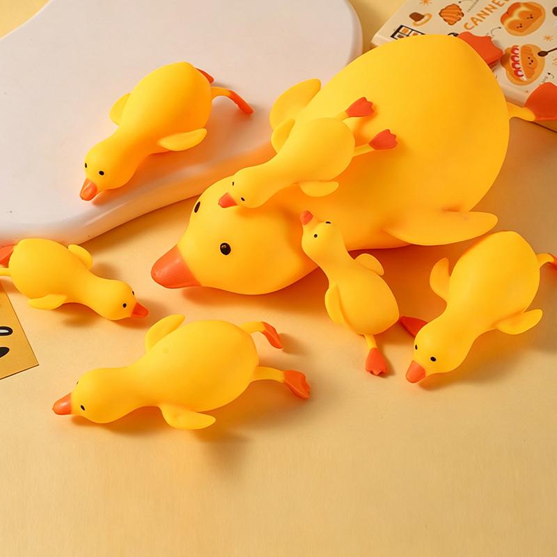 Jumbo Squishy Duck Fidgets Toys Cute Goose Animals Vent Squeeze Toys Decompression Stretch Toy Best Gift For Friends