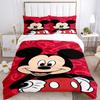 Mickey Mouse Valentine'S Day Print 3Pcs Bedding Setduvet Cover With 2 Bedropillowcase Home Birthday Gift