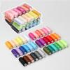 6 Rolls/Set Sewing Thread Polyester 402 Sewing Thread Roll Machine Hand Embroidery Each Spool for Home Sewing Kit