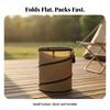 Foldable Trash Bin Portable Can with Handles Convenient for Picnics