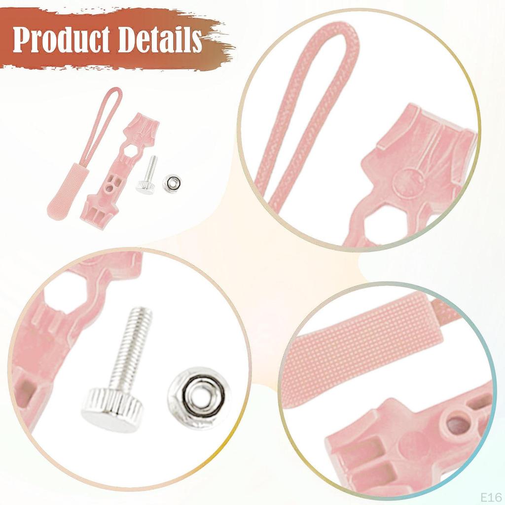 200 Pieces Jacket Zippers Zipper Repair Kit Backpack Replacement Pulls Zip Heads Reusable