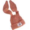 Trendy Brand Design Niche Personalized Rabbit Ears Wool Hat Women's Autumn and Winter Warm Ear Protection Hat Knitted Hat