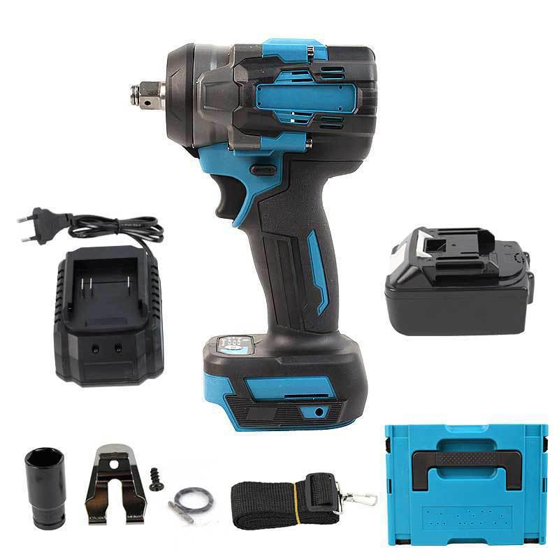 400Nm Rechargeable Brushless High Torque Impact Wrench for Auto Repair