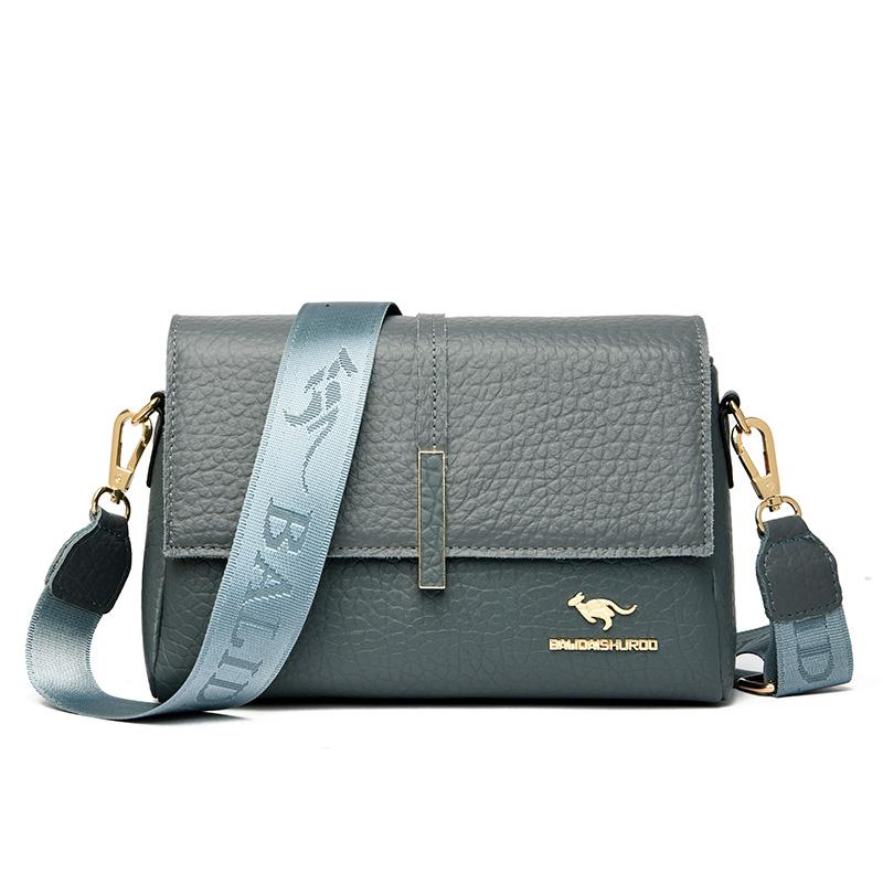 Nowe wysokiej jakości skórzane damskie torby na ramię Damskie luksusowe torebki i torebki Markowe markowe torby na co dzień typu Croosbody