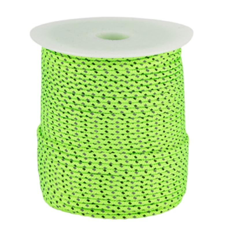 Reflective Paracord Tent Guyline Rope Outdoor Camping survival Rope Tent Lanyard Strap Clothesline Rope Easy to Use