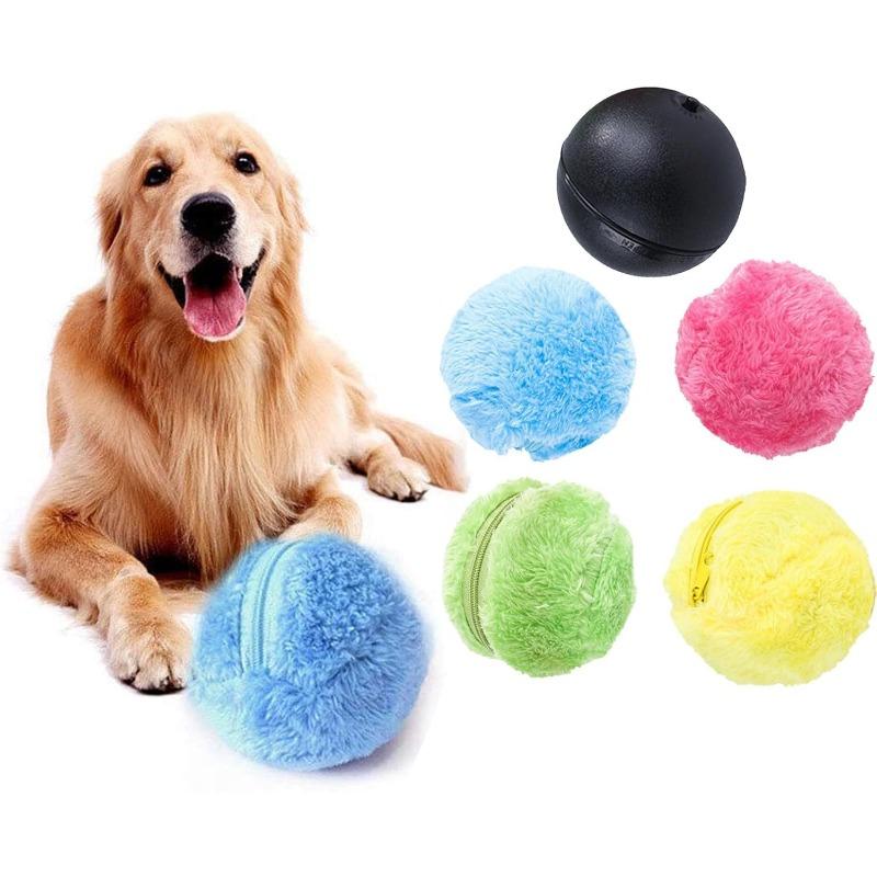 Rolling Ball Toy, Anti-Anxiety Automatic Moving Interactive Ball for Dogs and Cats