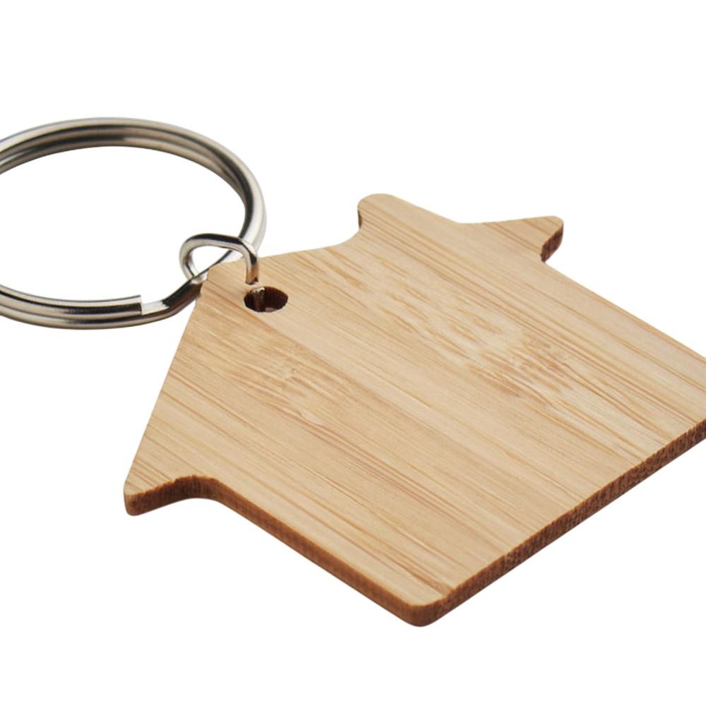 MidOcean HouseBoo House Bamboo Keyring