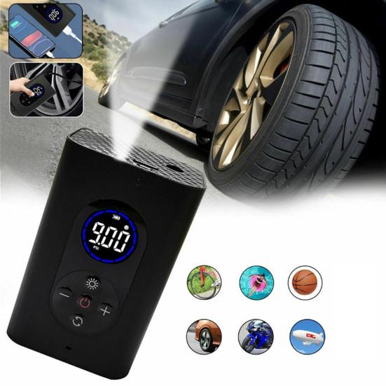 

Прочный ручной воздушный насос M8, легкий вес со светодиодной подсветкой чёрный