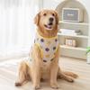 Summer Thin Breathable Golden Retriever Big Dog Vest Dog Cute Colored Small Animal Printed Mesh Pet Dog Clothes