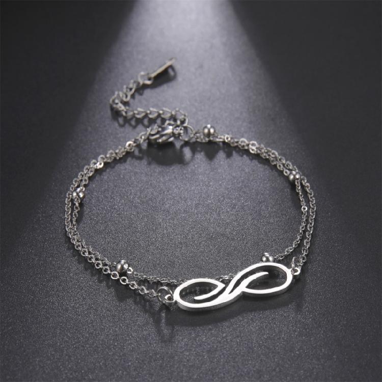 Double Layer Infinities Bracelet for Women Stainless Steel Comfortable Stylish and Versatile Jewelry Special Gifts