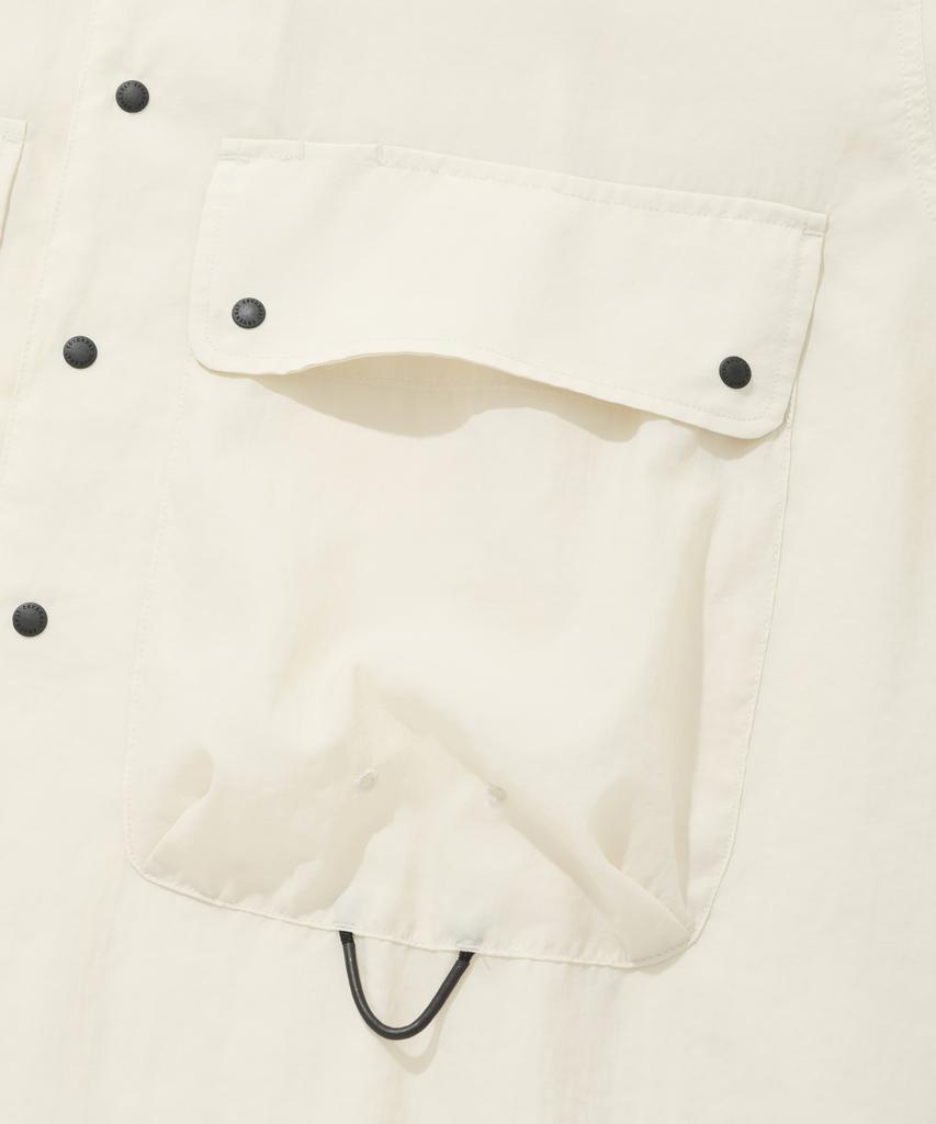 COVERNAT 2Pk Utility Shirt Ivory