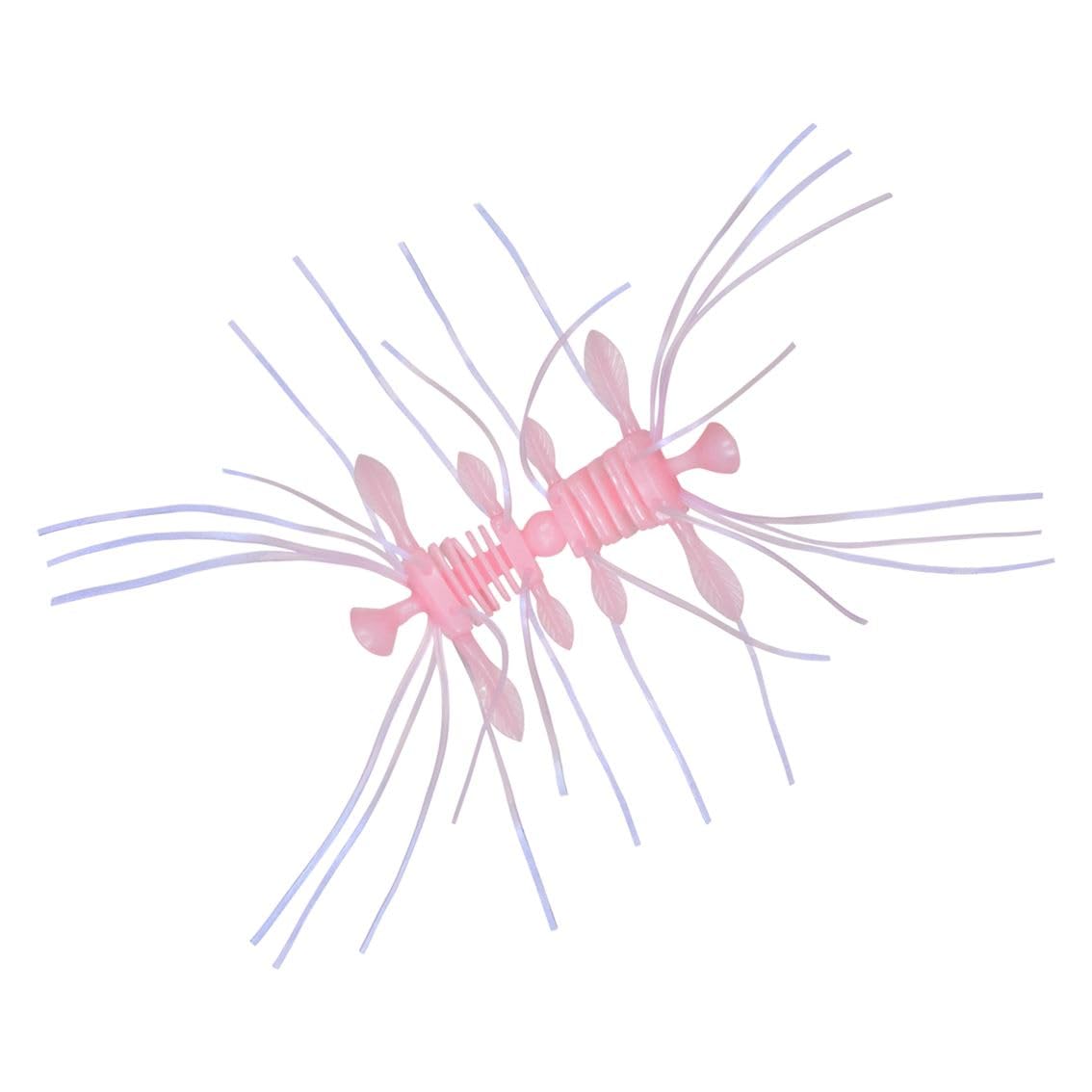 Daiwa червь для басса STEEZ Quad Force Розовый