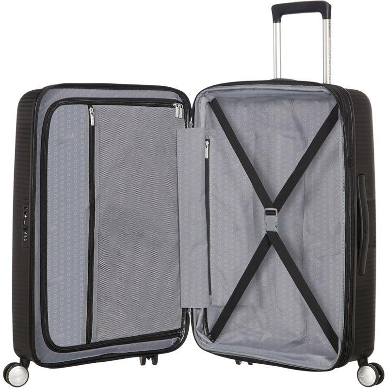 American Tourister Soundbox Spinner suitcase polypropylene noir