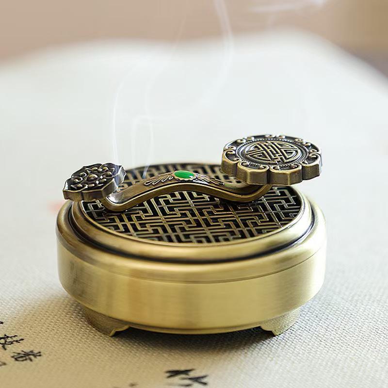 

Alloy Zen-Inspired Indoor Coil Incense Burner
