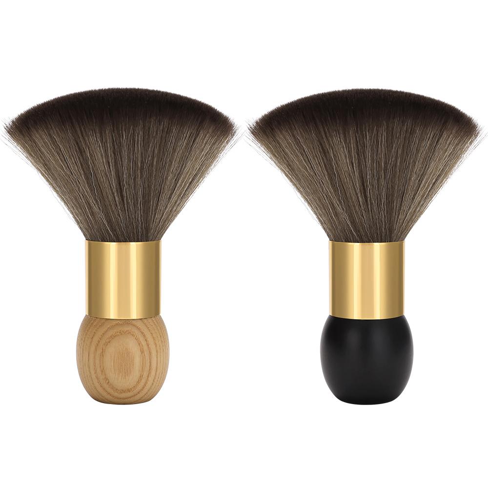 Měkký štětec Salon Speciální Čisticí Nástroj na Stříhání Vlasů Holič Domácí Hřeben na Vlasy Make-up Dřevěná Rukojeť Antistatický Stylingový Nástroj Štětec
