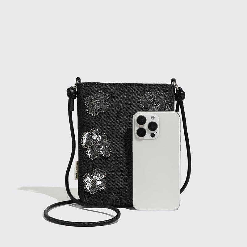 Crossbody Bag with Small Xiangfeng Style Phone Case, Featuring High Design Quality, Suitable for Ladies, Small Crossbody Bag.
