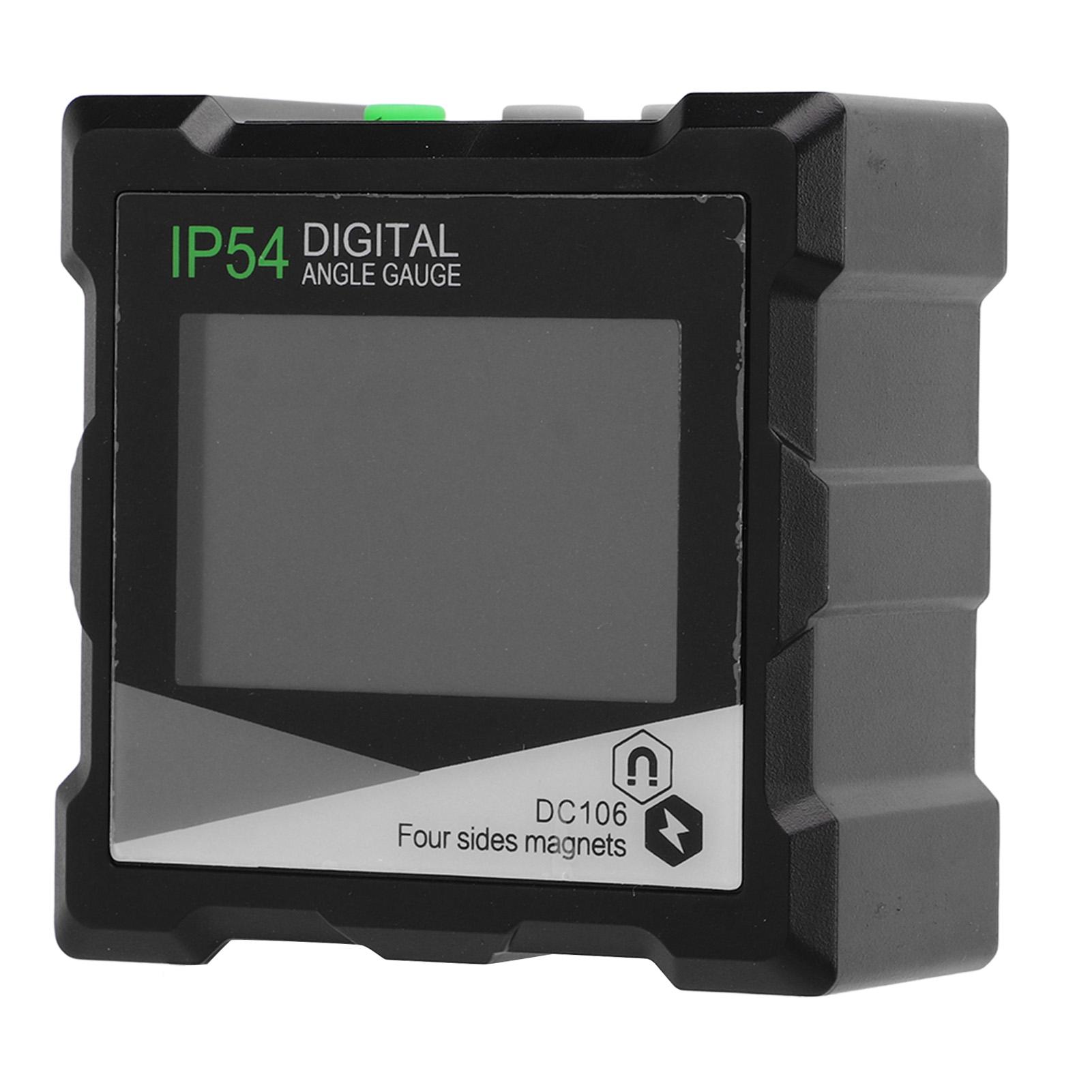 

Digital Inclinometer Magnetic LED Backlit Flippable Screen Auto Shutdown Digital Angle Gauge Protractor for Woodworking