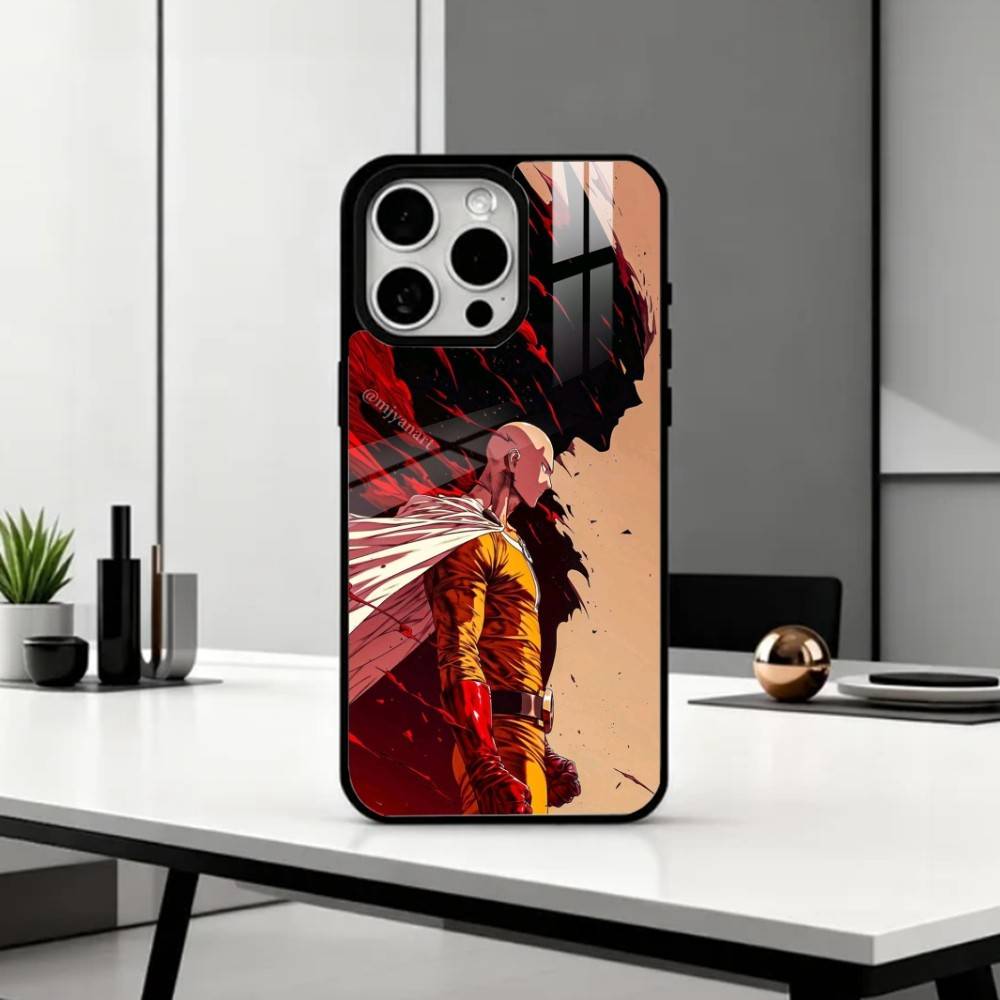 Funny One Punch M-Man   Phone Case For iPhone17,16,15,14,13,12,11 Plus,Pro Max Magnetic For Magsafe Wireless Charging