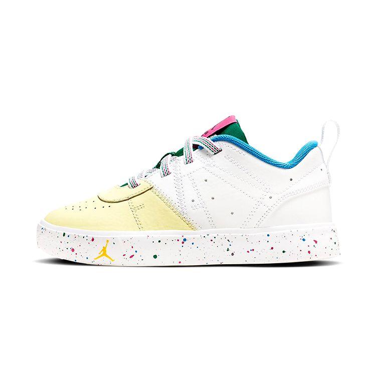 

Jordan Серия Es Alt Нескользящие Износостойкие Низкие Детские Кеды для Скейтбординга Детские кеды Белый DZ5535-100 35