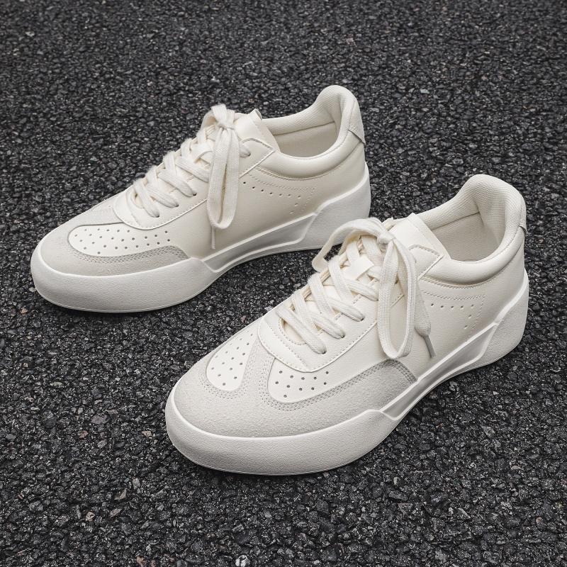 Fashion PU Leather Mens Sneakers Stylish Trend Casual Shoes Leisure Walk Male Tenis Masculino Personality Skateboard Footwear Trainers