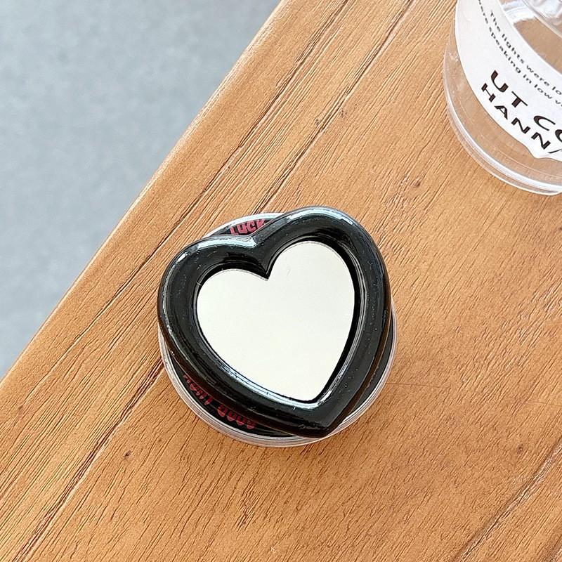 

Mobile Phone Airbag Holder Korean Ins Solid Color Love Mirror Back Sticker Desktop Watching TV Magnetic Suction Lazy Support Bracket