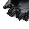 Imitation Leather PU Leather Gloves Punk Style Cosplay Gloves  Hip Hop Performance