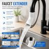 Extended Length Kitchen Faucet Extender Splash-proof Water Faucet Extender  Bathroom Accessories