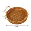 Elegant Handwoven Serving Tray for Home Kitchen Decor