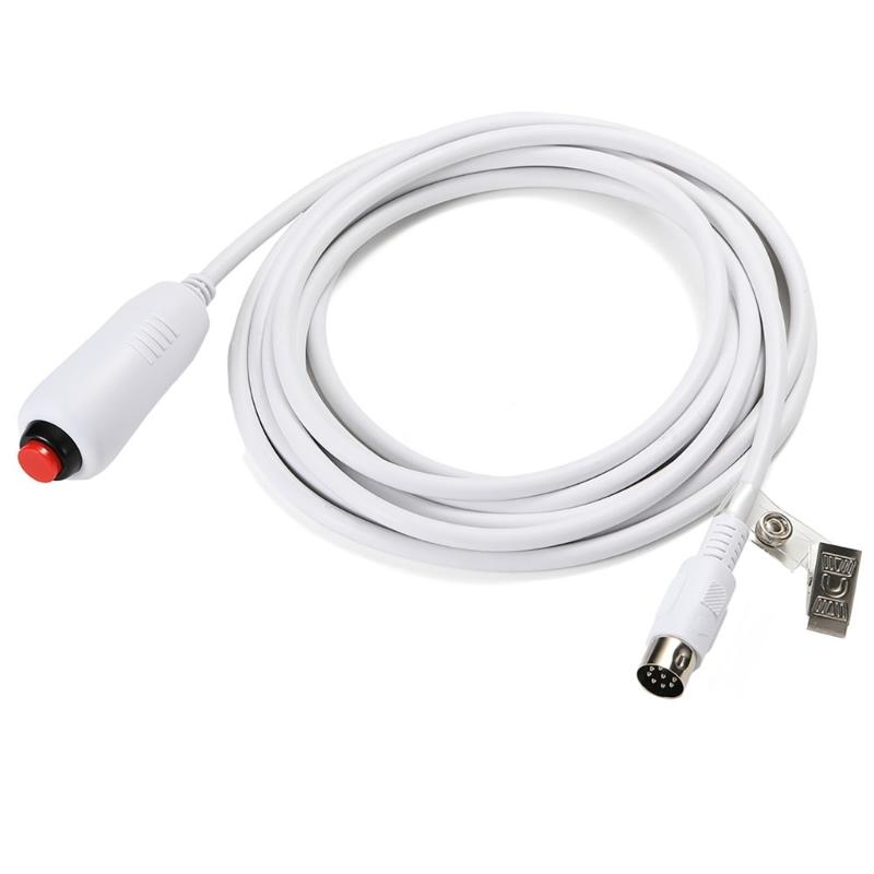 Кабель кнопки вызова медсестры, шнур с кнопкой, универсальный сменный шнур для станции медсестры с зажимом для простыни для пациентов 1